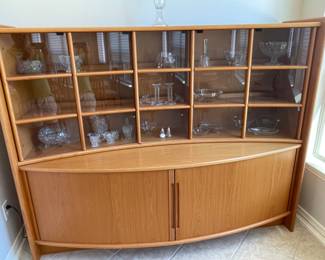 Custom Danish Inspired China Hutch