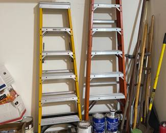 Ladders and misc Garage