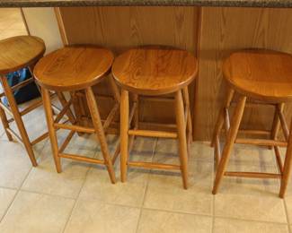 Set of 4 bar stools