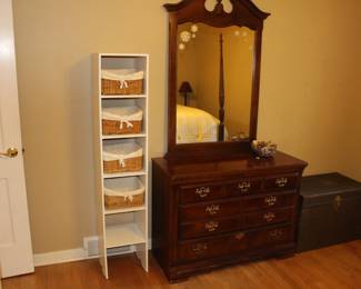 Matching side dresser with mirror