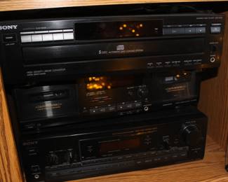 Some of the stereo equipment.  More shown later
