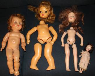Terri Lee, Mary Hoyer, and Betsy McCall dolls