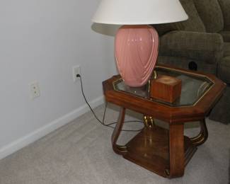 End tables and lamps