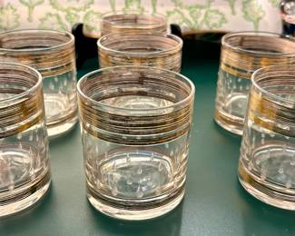 MCM Cera Glass - Dew Drop set of 6 Low Ball Cocktail Glasses