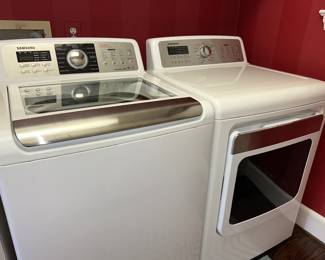 Samsung Top Load Washer and Dryer