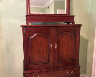 Virginia Galleries by Henkel Harris Armoire with 3 Drawers