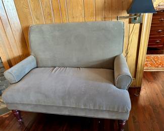 Micro Suede Settee - Clean and in Very Nice Condition!
