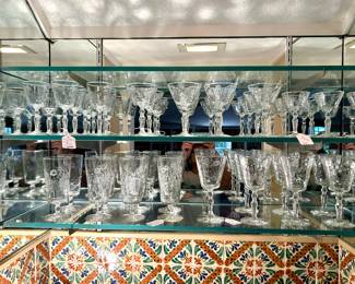 Vintage Libby Rock Sharpe Stemware