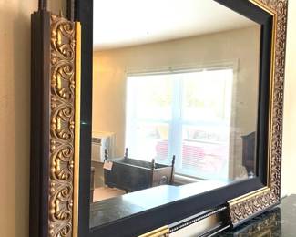 111 Artsy Gold Frame Mirror