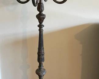 115 Vtg Style Candelabra Floor Lamp