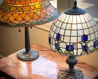 114 Tiffany Style Stained Glass Lamps 2