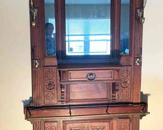 003 103 Victorian Hall Stand Coat Holder