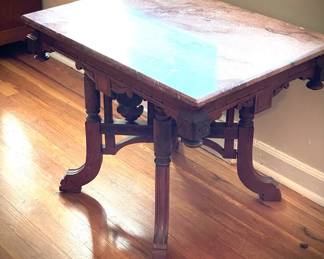 113 Ornate Marble Table