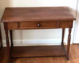 145 Oak Side Table With Drawer