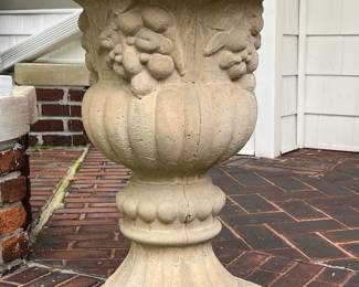 173. Pair of Cement Planters (19" x 14")