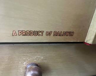 56. Acrosonic Spinet Piano by Baldwin RJ Kehrer Piano Company (59" x 25" x 36") and Bench