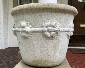 173. Pair of Cement Planters (19" x 14")