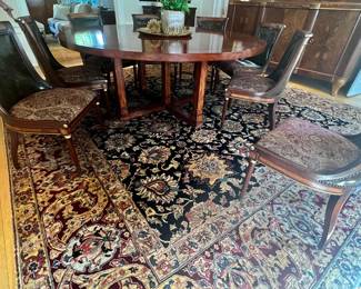 31. Hand Knotted Silk & Wool Rug (12' x 12'7")