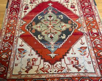 1. Hand Knotted Area Rug (37" x 20")