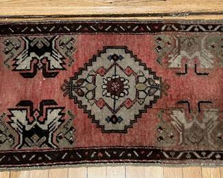 1. Hand Knotted Area Rug (37" x 20")