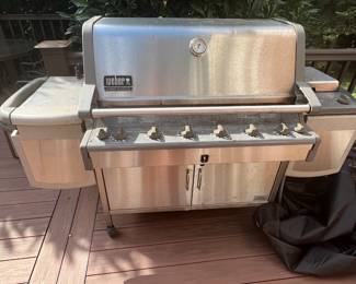64. Weber Summit Platinum 6 Burner Grill w/ Side Burner 42761