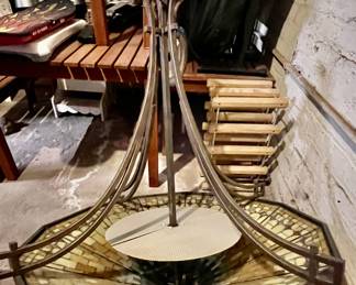 143. Stained Glass Chandelier (33" x 46")