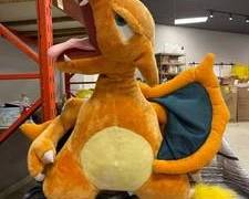 1990s Vintage charzard Pokemon plush