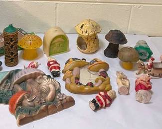 Mushrooms, Santa, Candles And Mickey