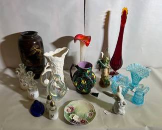Swing Glass, Hobnail, Iridescent And More