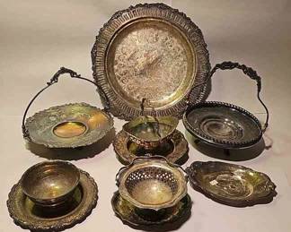 Silver Plate Baskets More