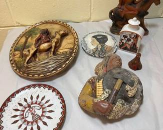 Native American Chalkware And More