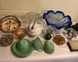 Fire King, Fitz And Floyd, Japan , Blown Glass