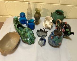 Majolica, Blown Glass, Alabaster, Pottery More