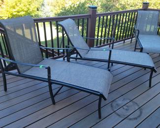 Outdoor loungers