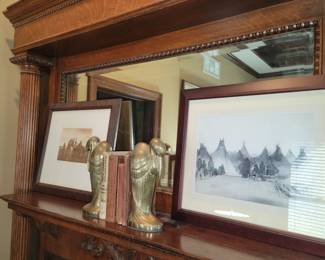 Lots of artwork - Much native american, western, etc