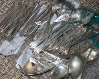 Sterling flatware set