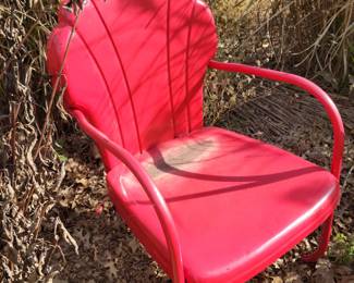 Vintage metal chairs