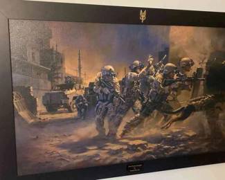 Task Force Knight Framed Print By Stuart Brown