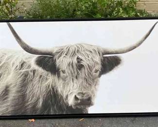 Threshold Highland Cow Canvas Wall Art