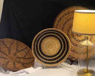 Basket Wall Hangings Lamp