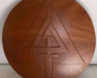 Delta Force Military Symbol Wood Carving Decor