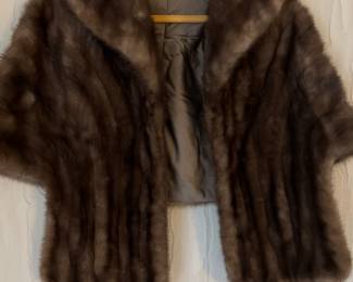 Vintage Mink Shawl