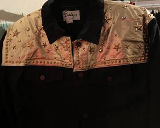 Black Batya jean jacket As priced