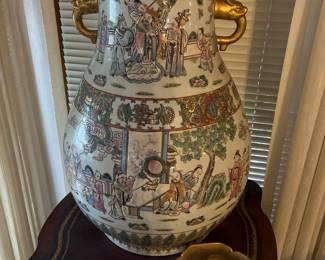 Large two handled vase