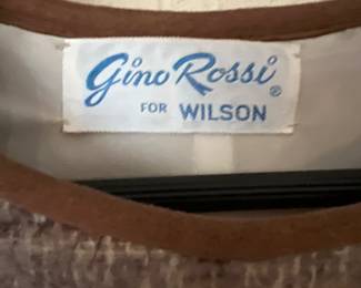 Gino Rossi wool and leather sweater