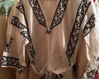 Cotton double pocket Tribal shirt