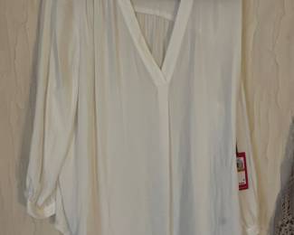 Ladies cream colored shirt large size