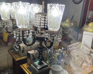 One of a pair of electrified Lamps