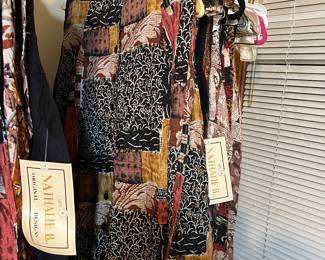 Fabulous vintage rayon. Skirt $5.00 each, matching top $1.00. New old stock.