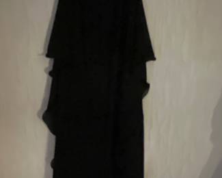 Ladies Black Gown Larger size